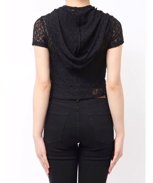 EMODA(エモダ)の「レース2ピーストップ(Tシャツ/カットソー・レディース・ホワイト/グレー/ブラック・FREE)」の7枚目の写真