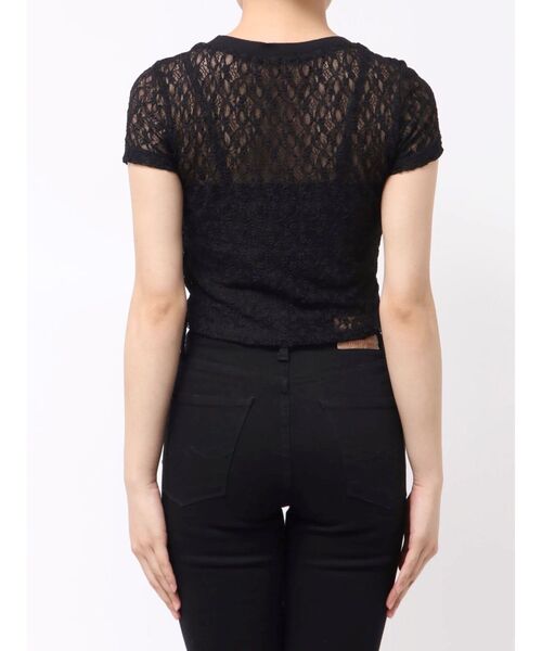 EMODA(エモダ)の「レース2ピーストップ(Tシャツ/カットソー・レディース・ホワイト/グレー/ブラック・FREE)」の14枚目の写真