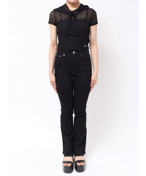 EMODA(エモダ)の「レース2ピーストップ(Tシャツ/カットソー・レディース・ホワイト/グレー/ブラック・FREE)」の15枚目の写真