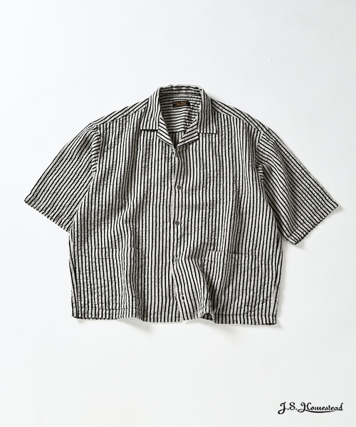 J.S.Homestead / ストライプ リラックス ボックス オープン