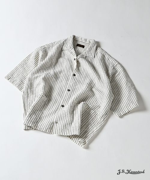 J.S.Homestead / ストライプ リラックス ボックス オープン