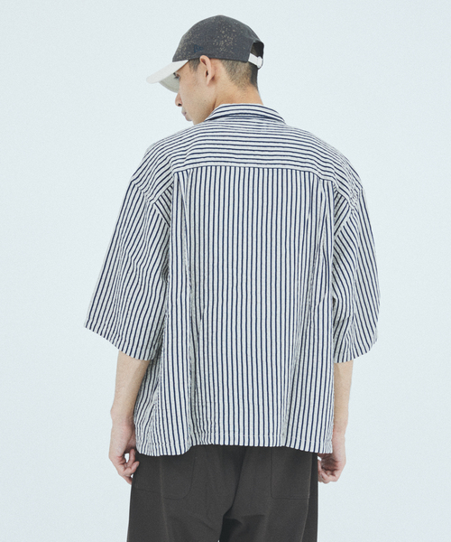 J.S.Homestead / ストライプ リラックス ボックス オープン