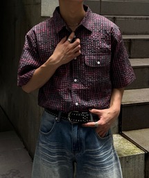 Gaphos （ガフォス）の「ドローコードシアサッカーシャツ（シャツ/ブラウス）」