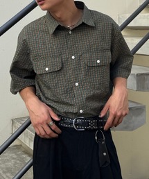 Gaphos （ガフォス）の「ドローコードシアサッカーシャツ（シャツ/ブラウス）」