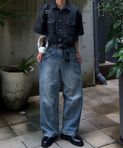 Gaphos (ガフォス)の「ドローコードシアサッカーシャツ(シャツ/ブラウス・メンズ・ブラウン/レッド/ネイビー/ブラック系その他/その他・1/2)」の20枚目の写真
