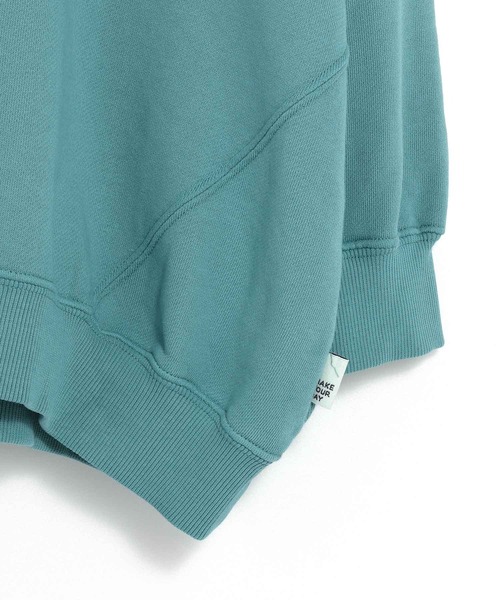 MAKE YOUR DAY（メイクユアデイ）の「毎日コツコツプリント裏毛フーディ■80～140cm（パーカー・キッズ・グリーン/オレンジ・130/140/80/120/110/100/90）」の14枚目の写真