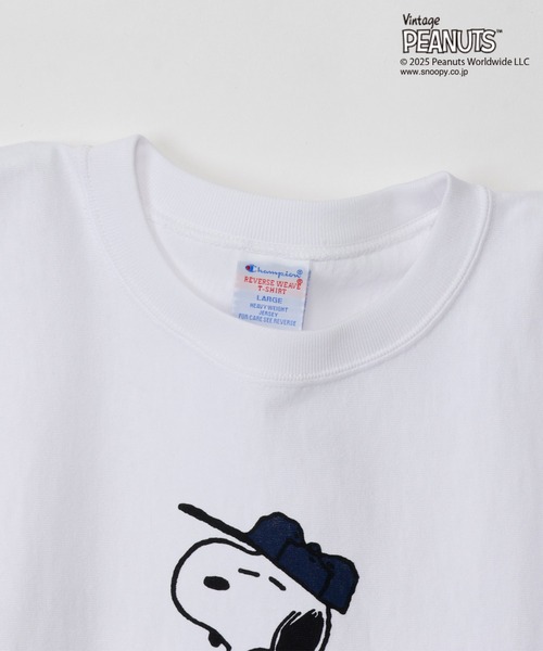 Champion(チャンピオン)の「【Champion/チャンピオン】メンズ リバースウィーブ(R) ショートスリーブTシャツ(Tシャツ/カットソー・メンズ・ネイビー/オートミール/ホワイト・SMALL/MEDIUM/LARGE/X-LARGE)」の15枚目の写真