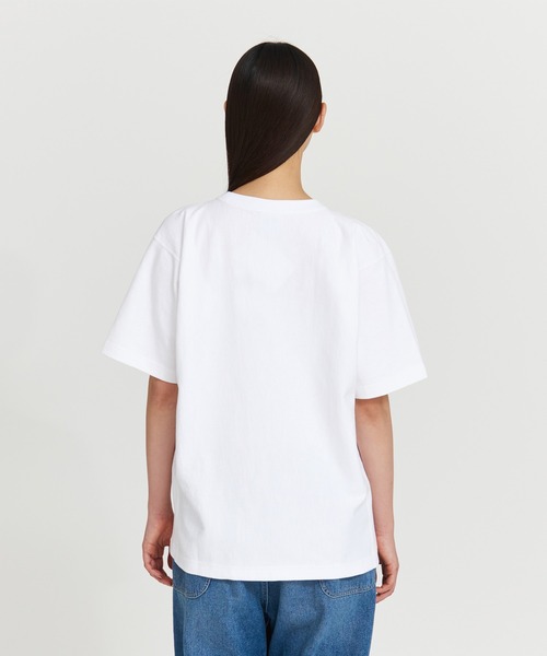 Champion(チャンピオン)の「【Champion/チャンピオン】メンズ リバースウィーブ(R) ショートスリーブTシャツ(Tシャツ/カットソー・メンズ・ネイビー/オートミール/ホワイト・SMALL/MEDIUM/LARGE/X-LARGE)」の5枚目の写真