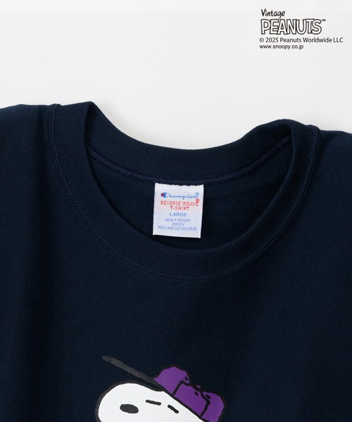 Champion(チャンピオン)の「【Champion/チャンピオン】メンズ リバースウィーブ(R) ショートスリーブTシャツ(Tシャツ/カットソー・メンズ・ネイビー/オートミール/ホワイト・SMALL/MEDIUM/LARGE/X-LARGE)」の9枚目の写真