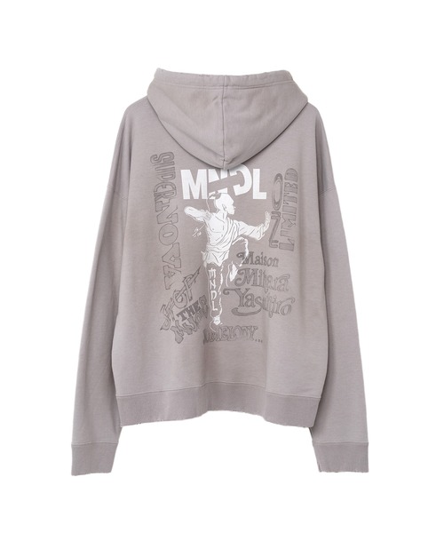 Mendrill(メンドリル)の「Mendrill X GS. Distressed Hoodie(スウェット・メンズ・グレー/ブラック/ネイビー・50/48/46/44)」の21枚目の写真