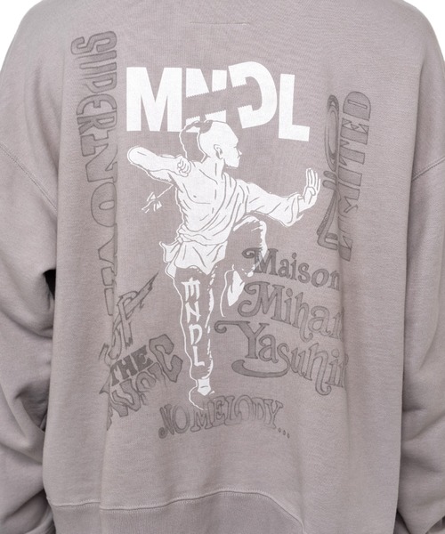 Mendrill(メンドリル)の「Mendrill X GS. Distressed Hoodie(スウェット・メンズ・グレー/ブラック/ネイビー・50/48/46/44)」の15枚目の写真