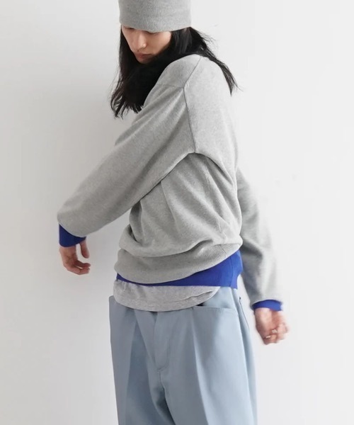 KAIKO(カイコー)の「KAIKO V neck sweater(ニット/セーター・メンズ・ブラック/ブルー/グレー/レッド・1/2/3/4)」の19枚目の写真