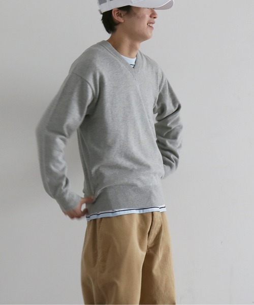 KAIKO(カイコー)の「KAIKO V neck sweater(ニット/セーター・メンズ・ブラック/ブルー/グレー/レッド・1/2/3/4)」の18枚目の写真