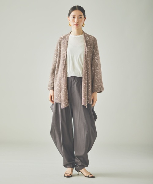 【極美品】Curensology スパングルショートカーディガン　ブラウン 1709177903.jpg