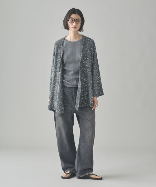 Curensology(カレンソロジー)/スパングルニットカーディガン