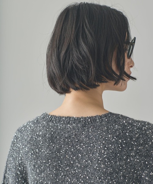 Curensology(カレンソロジー)/スパングルニットカーディガン