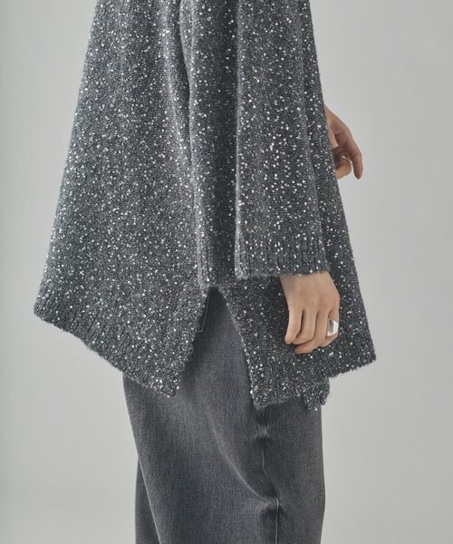 Curensology(カレンソロジー)/スパングルニットカーディガン