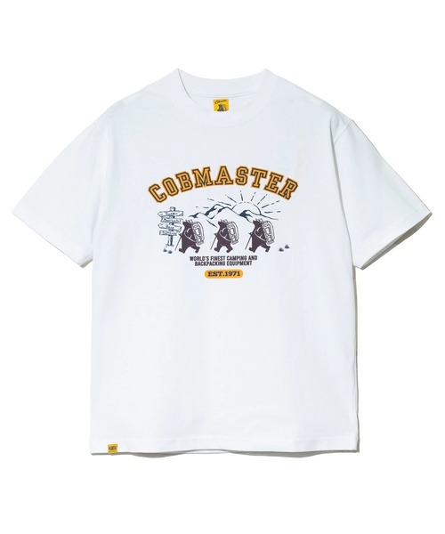 go slow caravan(ゴースローキャラバン)の「COBMASTER/コブマスター 吸水速乾天竺 ベーシックTEE(ハイキングベアー)(Tシャツ/カットソー・メンズ・ダークグリーン/ブラック/ホワイト・MEDIUM/LARGE/X-LARGE)」の4枚目の写真