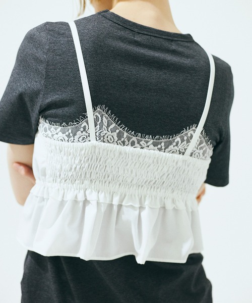 キャミソール 「Nora Lily」「elle」Twilight Frill Cami セール】【Nora Lily】「elle」Twilight Frill Cami