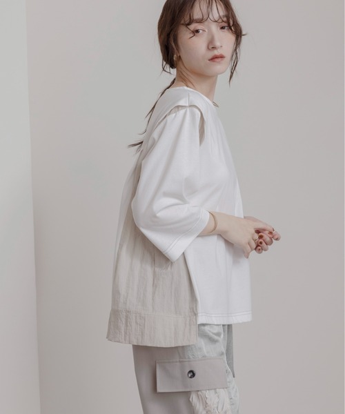 【Eimee Law】ボトルネック長袖カットソー Eimee Law（エイミーロウ）の「【Eimee Law】バルーンスリーブ裾