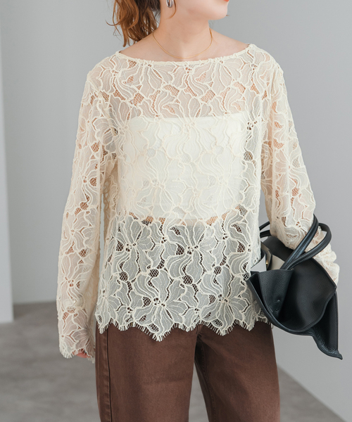 モールレースブラウス モールレースブラウス（シャツ/ブラウス）｜Spick & Span（スピック