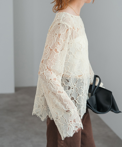 モールレースブラウス モールレースブラウス（シャツ/ブラウス）｜Spick & Span