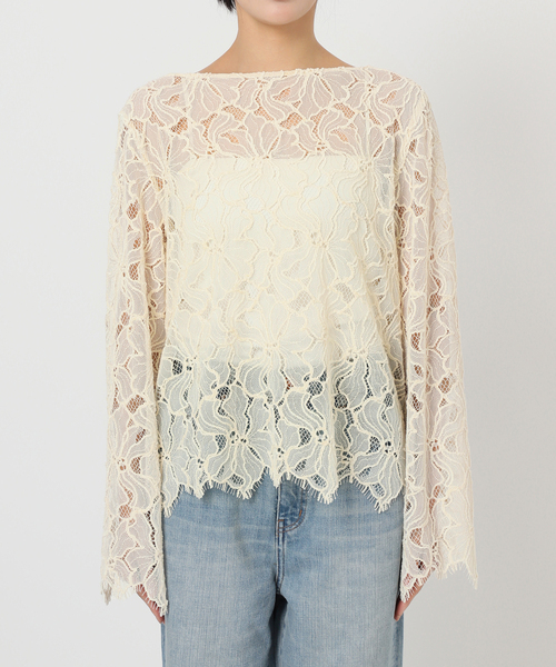 モールレースブラウス（シャツ/ブラウス）｜Spick & Span（スピック