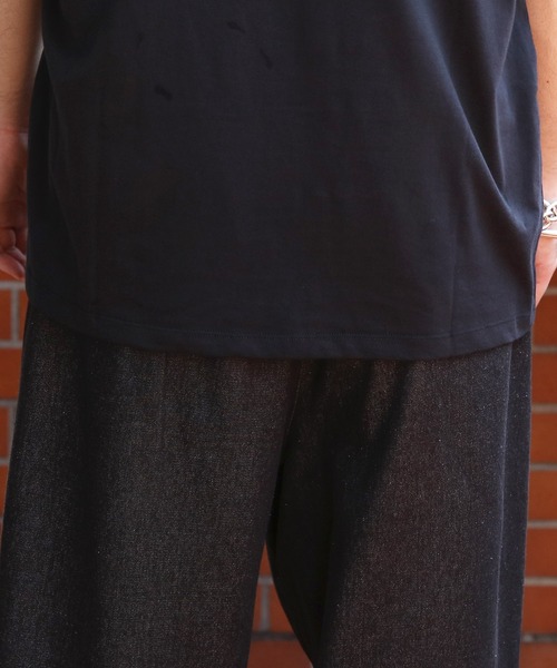 Calvin Klein(カルバン・クライン)の「Calvin Klein ゴールドモノグラム半袖Tシャツ(Tシャツ/カットソー・メンズ・ブラック系その他・MEDIUM/SMALL/LARGE)」の13枚目の写真