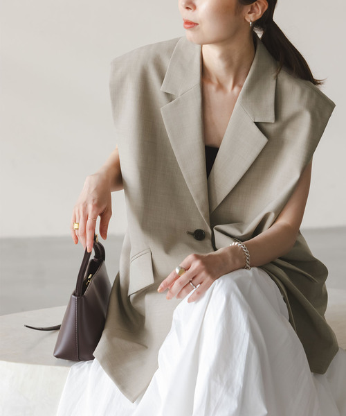 コクーンシルエットオーバージレ（ベスト）｜NOBLE（ノーブル）の