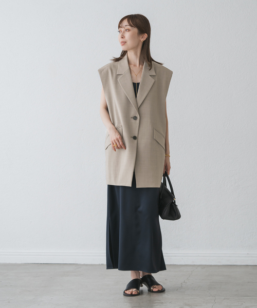 コクーンシルエットオーバージレ（ベスト）｜NOBLE（ノーブル）の
