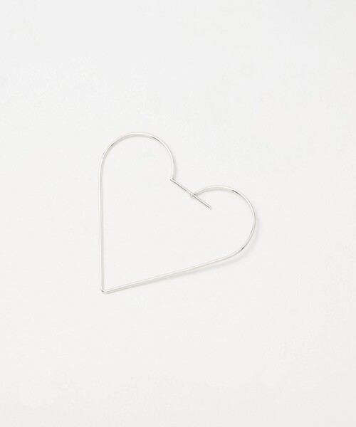 UNITED ARROWS（ユナイテッドアローズ）の「SILVER925 ハート ピアス（ピアス（両耳用）・レディース・シルバー・FREE）」の2枚目の写真