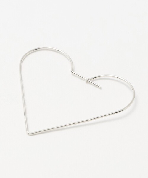 UNITED ARROWS（ユナイテッドアローズ）の「SILVER925 ハート ピアス（ピアス（両耳用）・レディース・シルバー・FREE）」の5枚目の写真