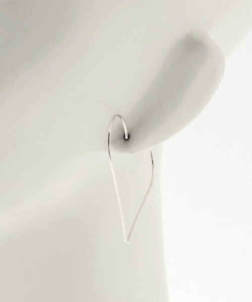 UNITED ARROWS（ユナイテッドアローズ）の「SILVER925 ハート ピアス（ピアス（両耳用）・レディース・シルバー・FREE）」の6枚目の写真