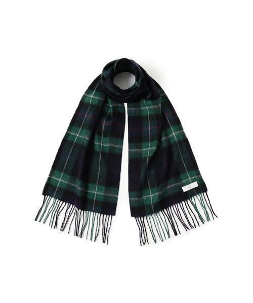 B:MING by BEAMS（ビーミングバイビームス）の「ウール チェック マフラー（ユニセックス）（マフラー・メンズ・ブラウン/ネイビー・ONE SIZE）」の9枚目の写真