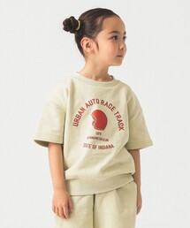 B:MING by BEAMS | フロントプリント ハーフスリーブ スウェット 2025SS（100～140cm）(スウェット)