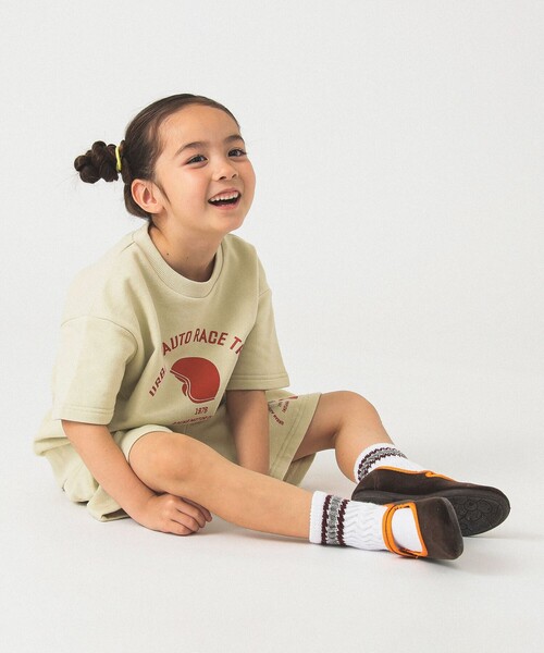 B:MING by BEAMS(ビーミングバイビームス)の「フロントプリント ハーフスリーブ スウェット 2025SS(100~140cm)(スウェット・キッズ・ワイン/ホワイト系その他5・110/100/140/130/120)」の8枚目の写真