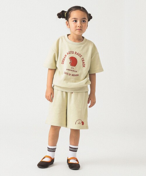 B:MING by BEAMS(ビーミングバイビームス)の「フロントプリント ハーフスリーブ スウェット 2025SS(100~140cm)(スウェット・キッズ・ワイン/ホワイト系その他5・110/100/140/130/120)」の9枚目の写真