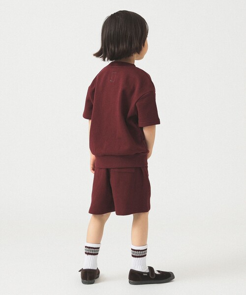 B:MING by BEAMS(ビーミングバイビームス)の「フロントプリント ハーフスリーブ スウェット 2025SS(100~140cm)(スウェット・キッズ・ワイン/ホワイト系その他5・110/100/140/130/120)」の15枚目の写真