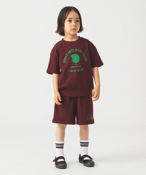 B:MING by BEAMS(ビーミングバイビームス)の「フロントプリント ハーフスリーブ スウェット 2025SS(100~140cm)(スウェット・キッズ・ワイン/ホワイト系その他5・110/100/140/130/120)」の17枚目の写真