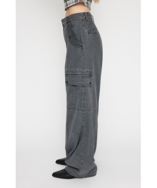 LAGUA GEM（ラグアジェム）の「POCKET CARGO パンツ（カーゴパンツ・レディース・ブラウン/ブラック/ライトグレー・X-SMALL/MEDIUM/SMALL）」の7枚目の写真
