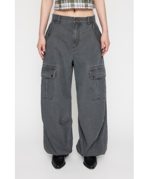 LAGUA GEM（ラグアジェム）の「POCKET CARGO パンツ（カーゴパンツ・レディース・ブラウン/ブラック/ライトグレー・X-SMALL/MEDIUM/SMALL）」の9枚目の写真