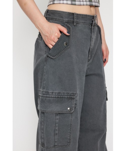 LAGUA GEM（ラグアジェム）の「POCKET CARGO パンツ（カーゴパンツ・レディース・ブラウン/ブラック/ライトグレー・X-SMALL/MEDIUM/SMALL）」の10枚目の写真