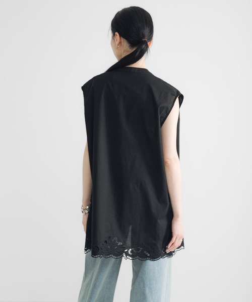 セール】カットワークレース刺繍ジレ（ベスト）｜URBAN RESEARCH