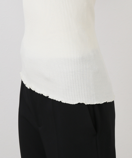 EDIT. FOR LULU（エディットフォールル）の「【OPERA SPORT/オペラスポーツ】フリルタンクトップ（Tシャツ/カットソー・レディース・ホワイト・SMALL）」の15枚目の写真
