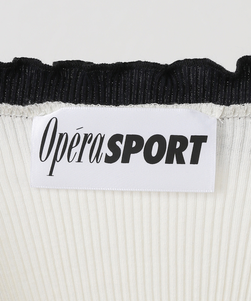 EDIT. FOR LULU（エディットフォールル）の「【OPERA SPORT/オペラスポーツ】フリルタンクトップ（Tシャツ/カットソー・レディース・ホワイト・SMALL）」の16枚目の写真