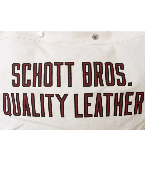 schott（ショット）の「Schottロゴプリント NEWSPAPER BAG（ショルダーバッグ・メンズ・キナリ/セージグリーン・FREE）」の5枚目の写真