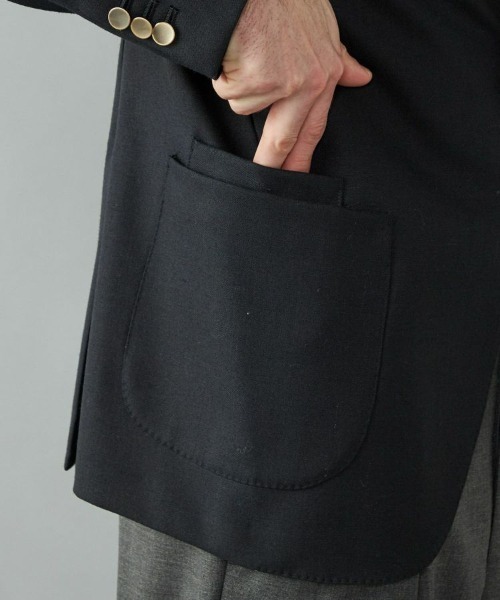 BRITISH MADE（ブリティッシュメイド）の「シングルブレザー/テムズ(MEN) 全1色（テーラードジャケット・メンズ・ネイビー系・M/L/S）」の19枚目の写真