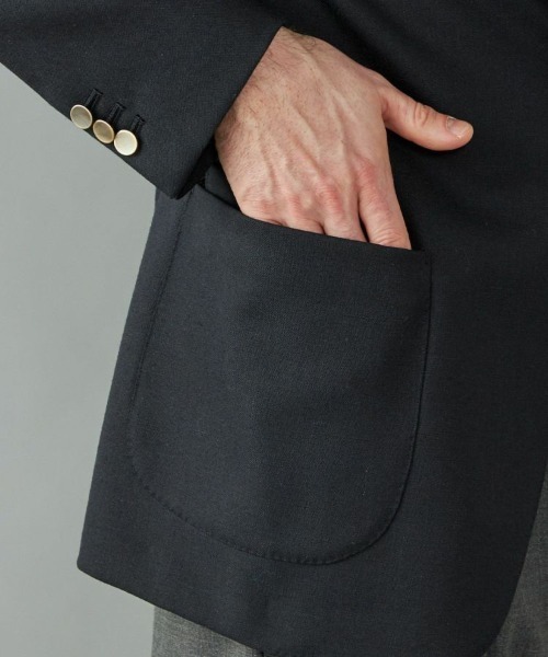 BRITISH MADE（ブリティッシュメイド）の「シングルブレザー/テムズ(MEN) 全1色（テーラードジャケット・メンズ・ネイビー系・M/L/S）」の20枚目の写真