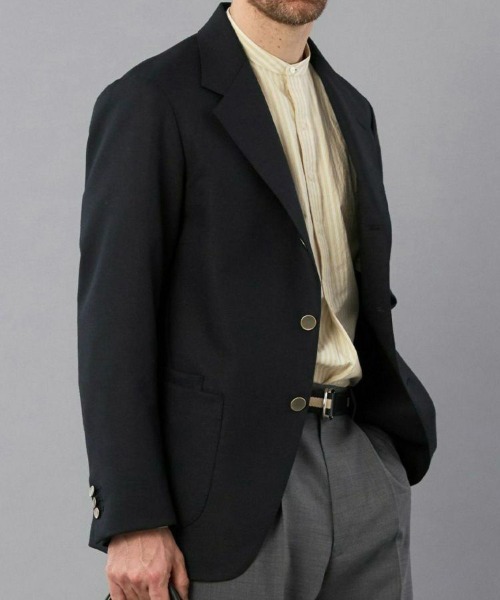 BRITISH MADE（ブリティッシュメイド）の「シングルブレザー/テムズ(MEN) 全1色（テーラードジャケット・メンズ・ネイビー系・M/L/S）」の4枚目の写真