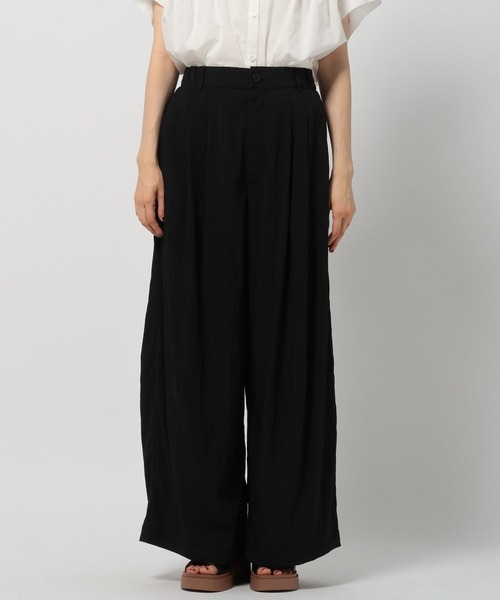 niko and...（ニコアンド）の「2WAYエアリーワイドパンツ（その他パンツ・レディース・ブラック/モカ/カーキ・FREE）」の17枚目の写真